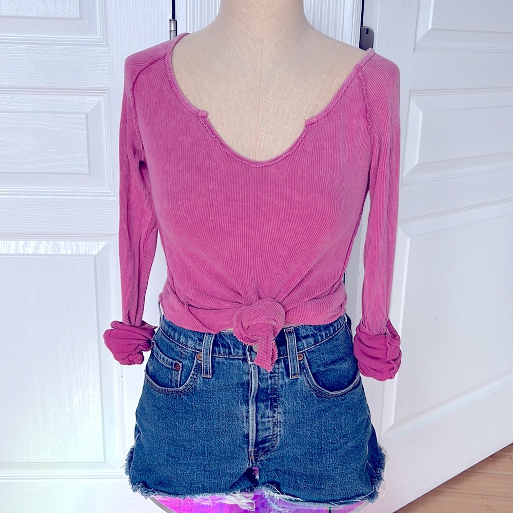 Pink FP layering shirt size XS